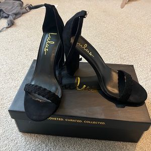 Lulus Heels with Braided Strap
